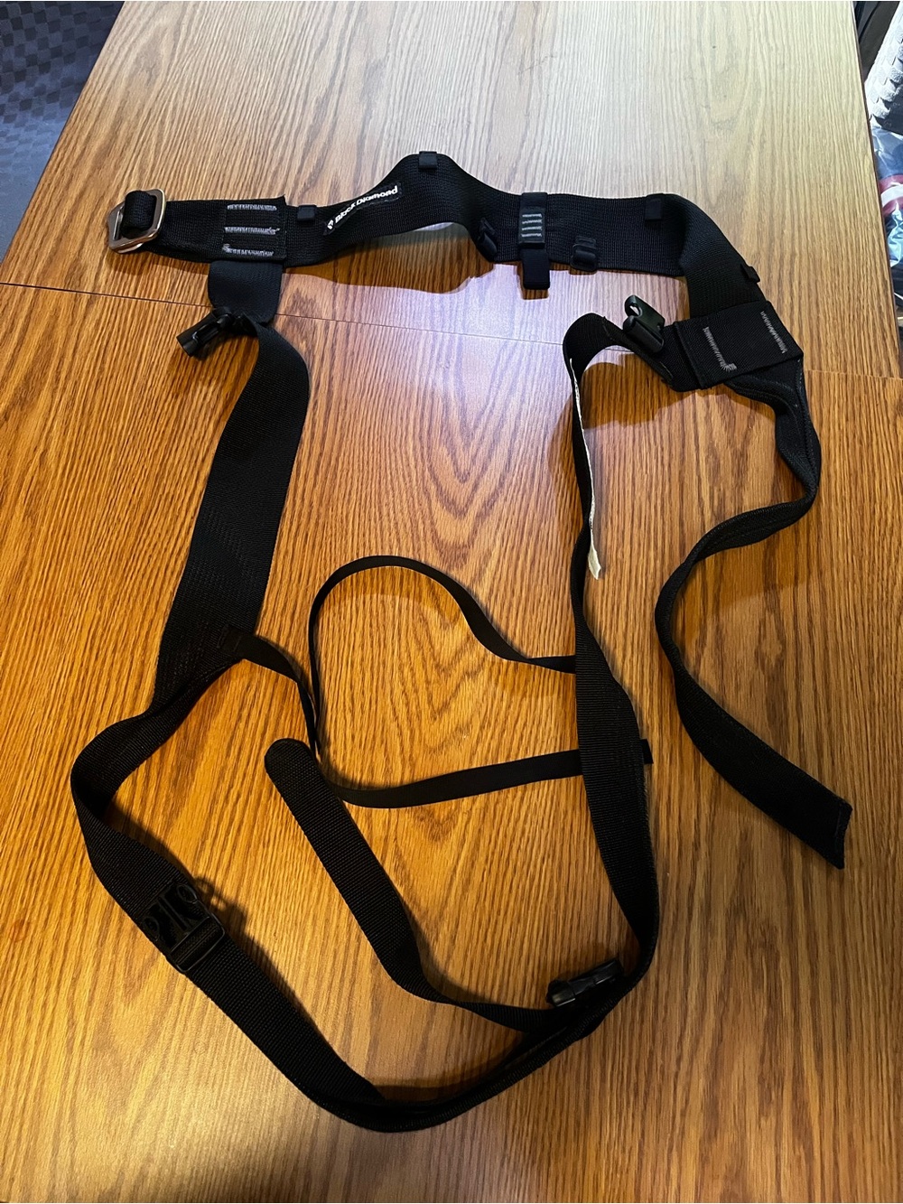 Black Diamond Sit Harness For Rock Climbing- Adjustable Fit Size Small